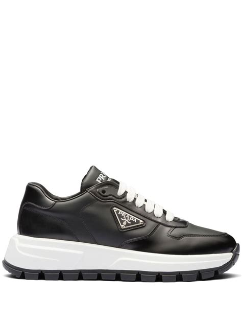 prada sneakers marroni|farfetch prada sneakers.